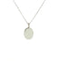 Silver Diamond Accent "Pisces Zodiac" Blue Agate Cameo Pendant