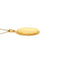 18K Gold Plated Diamond Accent "Aquarius Zodiac" Blue Agate Cameo Pendant
