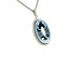 Silver Diamond Accent "Scorpio Zodiac" Blue Agate Cameo Pendant