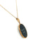 10K Gold & Diamond Accent "Heaven’s Gift" Blue Agate Cameo Pendant